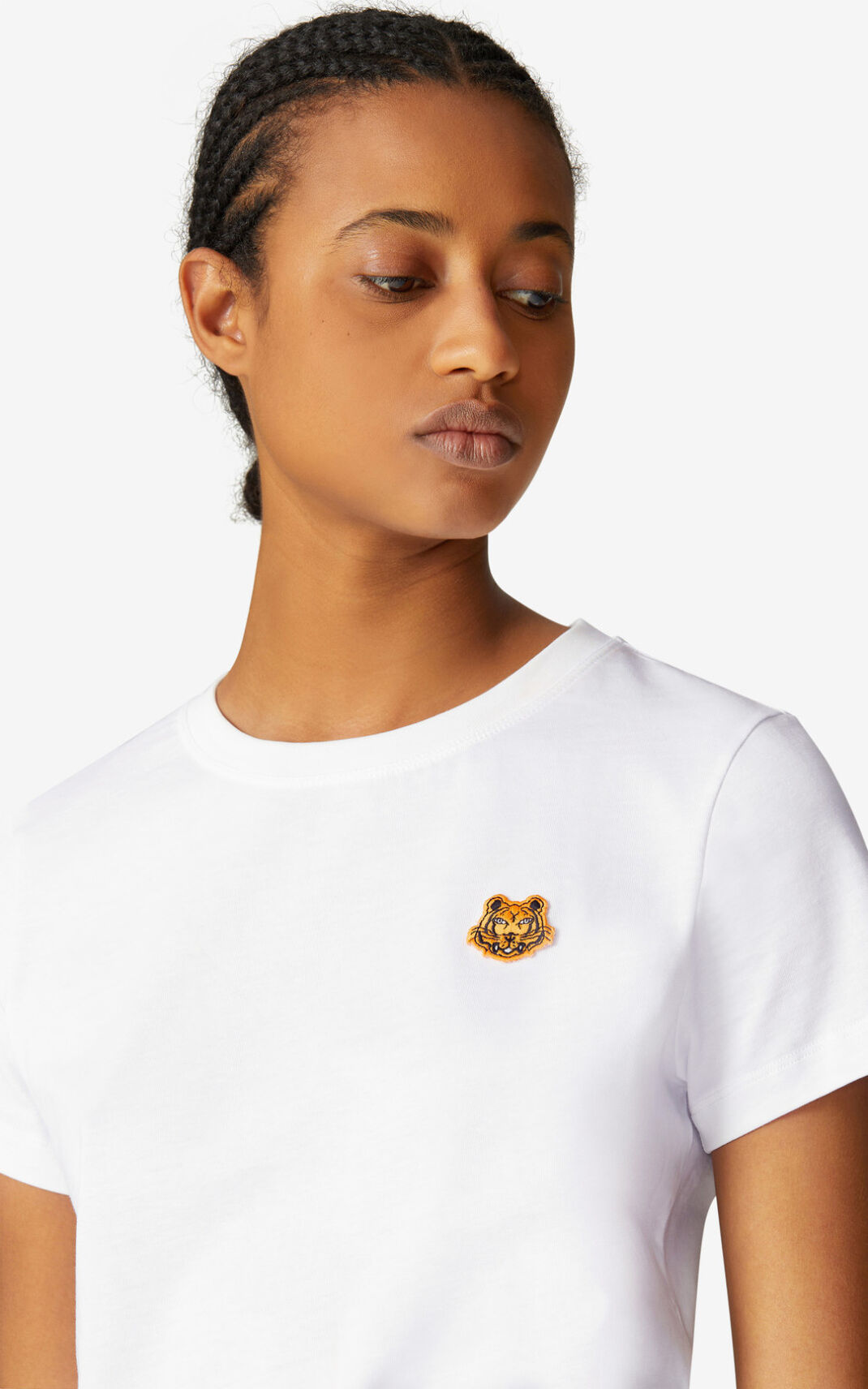 Kenzo Tiger Crest T Shirt Dam | 60492-EOUY